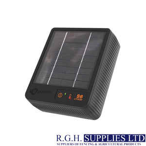 Gallagher S6 Solar fence engergiser incl. Lithium battery (3.2 V - 6 Ah)