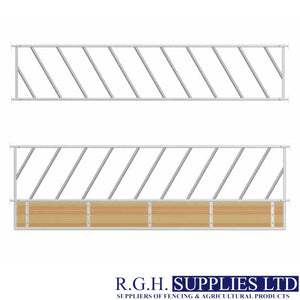 Ritchie 10ft Adjustable Diagonal Feed Barrier With TImber Skirt