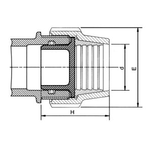 Plasson Mechanical Compression Fittings - Plug Adaptor (Blanking Plug)