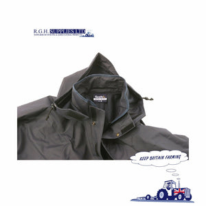 Seal Flex Parka Jacket Olive Green or Navy Blue 100% Waterproof - Breathable - 5 Sizes