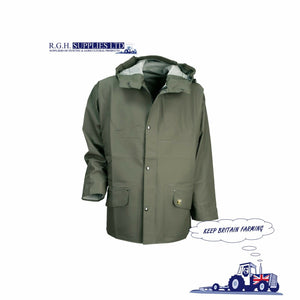 Guy Cotten Isoder Glentex Jacket - Fishing Agricultural Heavy Duty - Olive Green