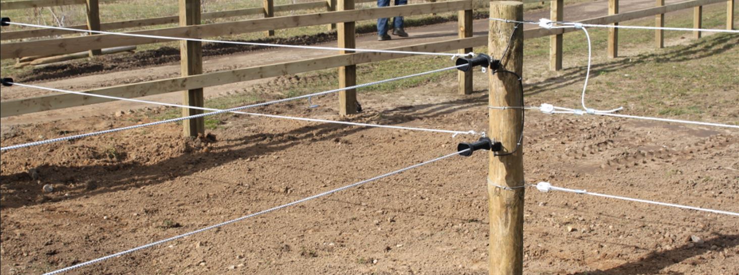 Poly Rope Horse Fencing Installation