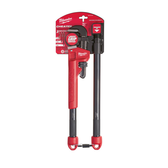 Milwaukee Cheater Steel Pipe Wrench