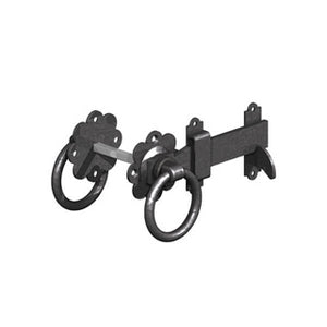 Gatemate 6" Premium Black Ring Latch