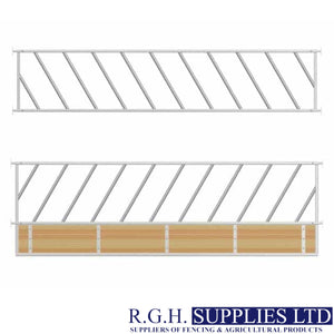 Ritchie 20ft Adjustable Diagonal Feed Barrier With Timber Skirt