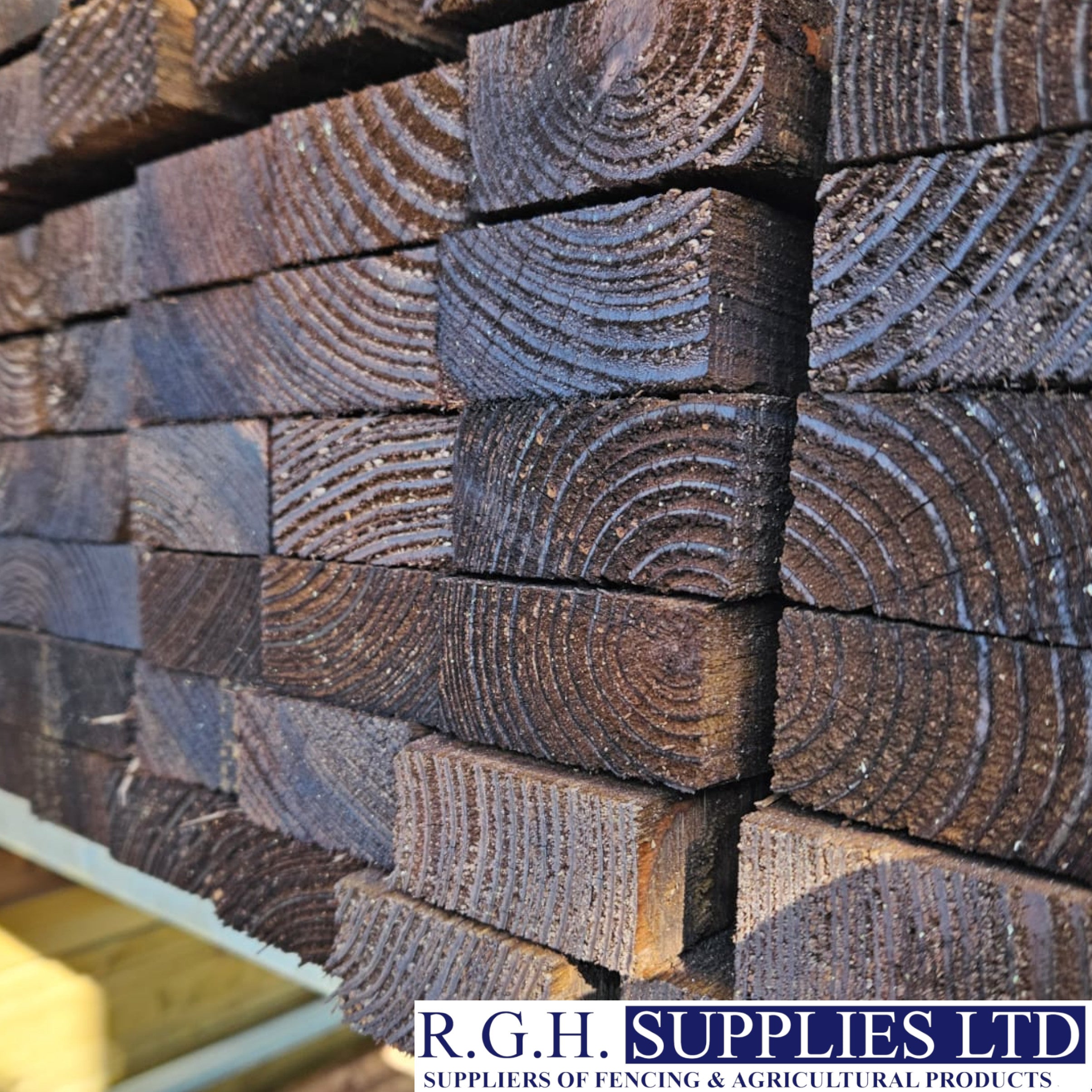 3.0m x 63 x 32mm Counter Rail Brown