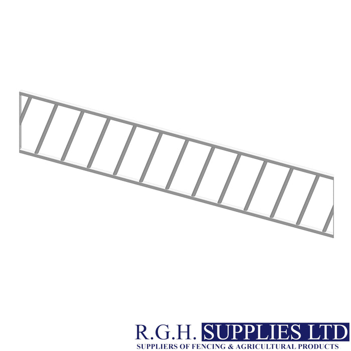 Bateman 4570mm Fixed end Diagonal Feed Fence