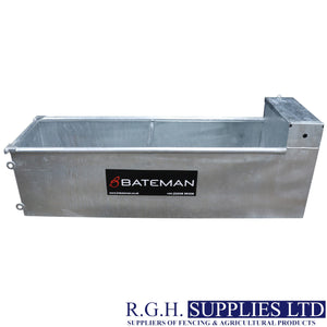 410mm Galvanised Water Trough With Welded Service Box