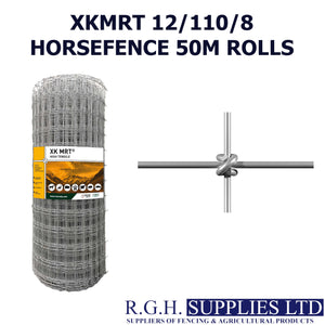 XKMRT 12/110/8 High Tensile Horse Fence 50m Rolls
