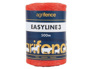 Easyline 3 Orange Polywire x 500m