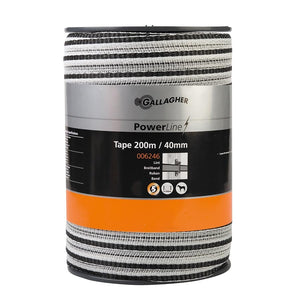 PowerLine tape 40mm White 200m
