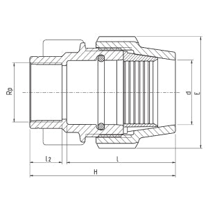 Plasson Mechanical Compression Fittings - Female Adaptor Coupler