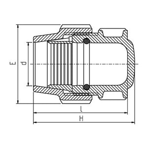 Plasson Mechanical Compression Fittings - End Plug