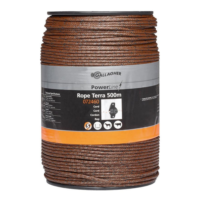 Powerline Rope braided Terra 500m