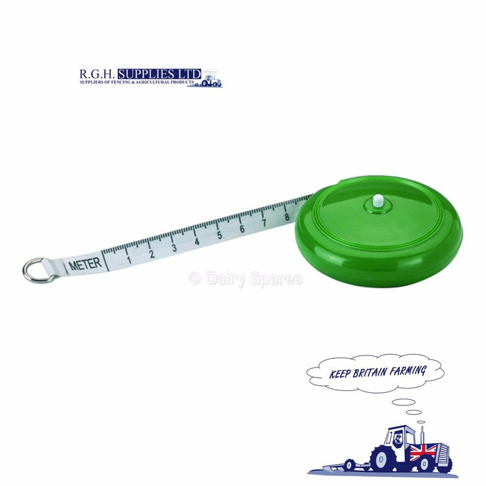 Animeter Animal Weigh Tape Measure - Self Retracting Button - Cattle and Pigs