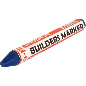 Markal Builders Crayon Blue Marker Weather and Fade Resistant Longer Lasting