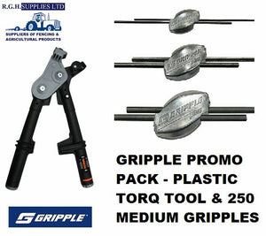 Gripple Promo Torq Tool + 250 Medium Gripple Wire Joiners Bulk Starter Pack