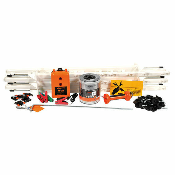 Gallagher Electric Fence Paddock Kit for Horses With B60 Fence Energizer - 12v