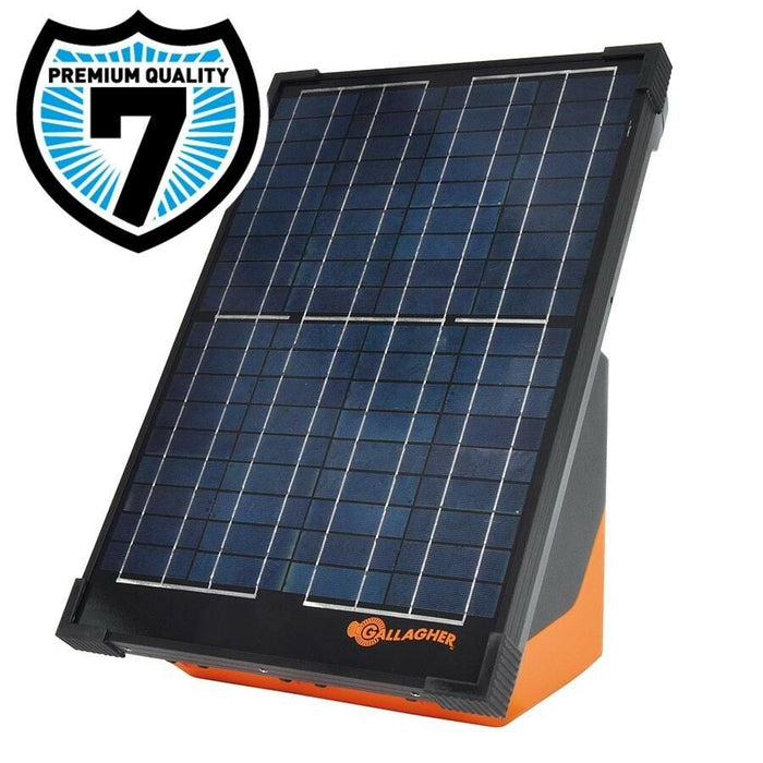 Gallagher Solar S200 Electric Fence Energizer - Portable Unit Battery Included