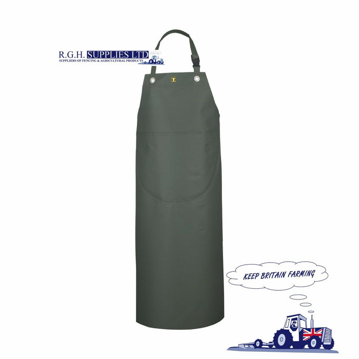 Guy Cotten Isofranc Dairy Apron PVC Coated 420 Fabric - Green