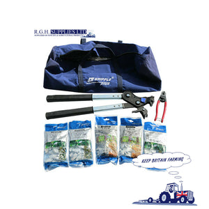 Gripple Fencing Repair Kit - With Contractor Tool and Gripple Wire Cutters