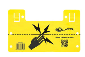Gallagher Electric Fence Warning Sign - Legal Requirement Near Public Areas