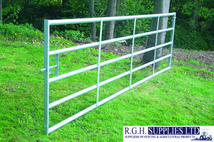 Heavy Duty Cattle Yard 5 Bar Metal Field Gate Strong For Yard Use or Security
