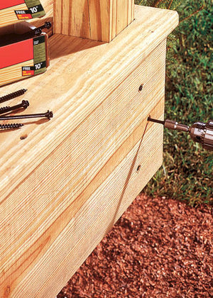 200mm Timberlok Heavy Duty Wood Screws 8mm Hex Drive Box 50no