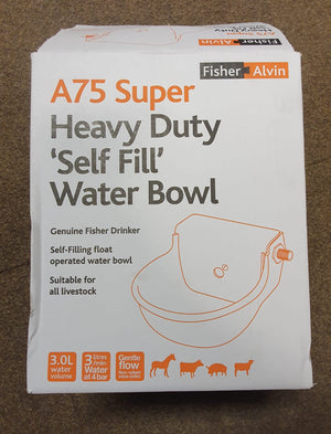 Fisher Alvin A75 Super Galvanised Animal Drinker Suitable for Horses Pigs Sheep Calves Cattle Dogs