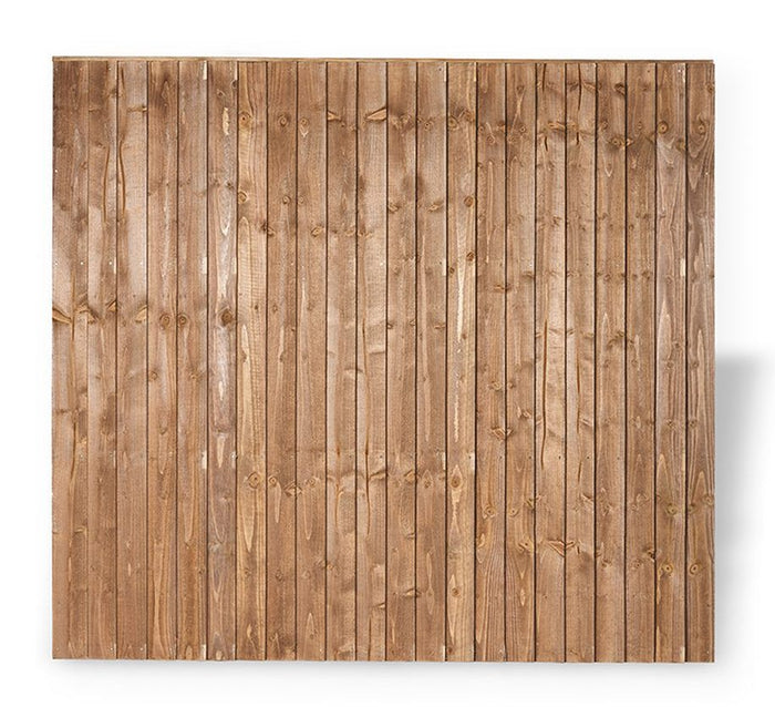 Closeboard Fence Panel - Pressure Treated Brown