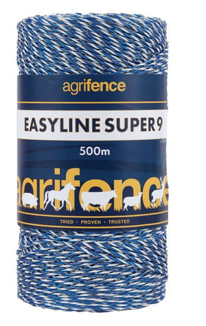 Easyline SUPER 9 White Polywire x 250m