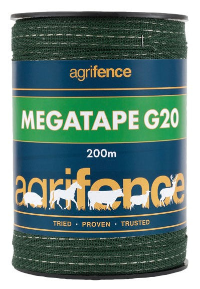 Megatape G20 Green Reinforced Tape 20mm x 200m