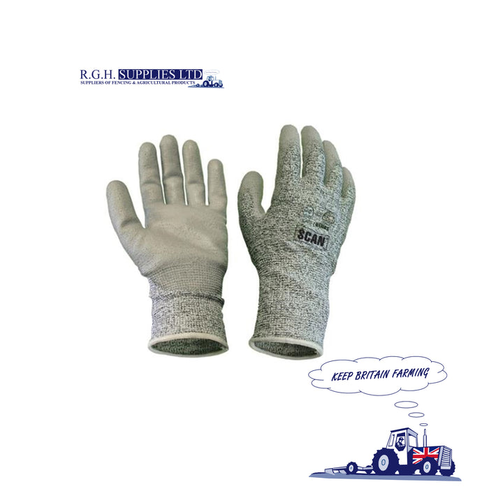 Scan Gray 5 Liner Cut Proof Gloves